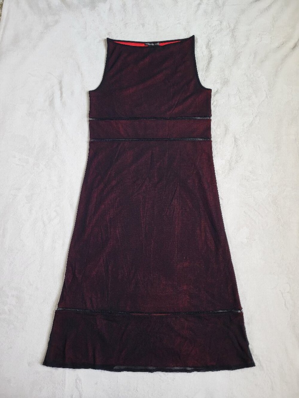 Vintage Vivienne Tam Vegan leather Mid-length Dress - 2 US